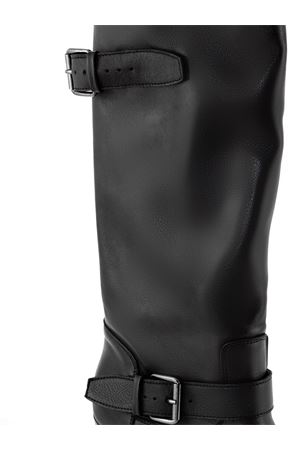 Black leather Texan boot ELENA IACHI | E4333NEROCF